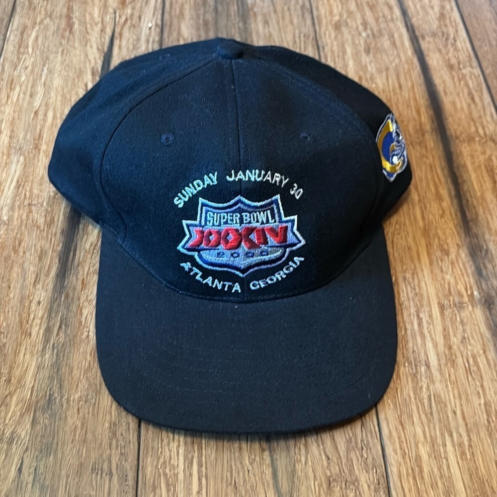 NWT Vintage Super Bowl XXXIV 2000 Atl Georgia Logo 7 NFL Snapback Hat St Louis